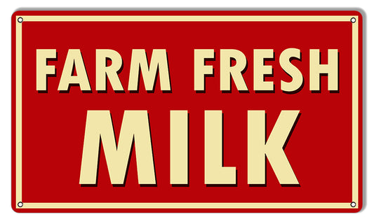 Farm Fresh Milk Country 8×14