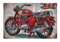 BSA Classic British Motorcycle Rocket 3 12x18