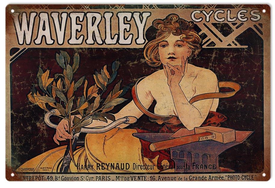 Waverley Cycles Harry Reynaud France 12x18