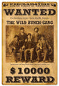 The Wild Bunch Gang Wanted 12x18