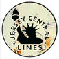Black And White Jersey Central Lines Railroad 14×14