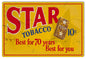 Star Tobacco Cigar 12×18