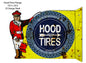 Hood Tires Double Sided Flange 19.5×20.5