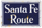 Santa Fe Route Railroad 12×18