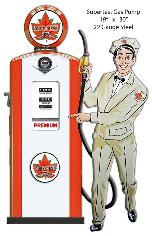 Supertest Gas Pump Guy 19×30
