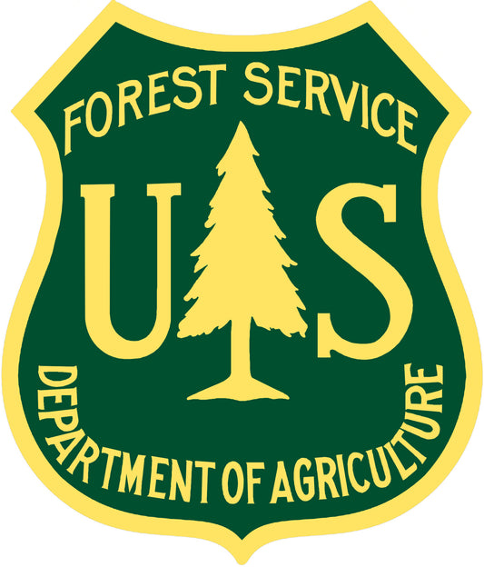 US Forest Service Vintage Style Metal Sign 12 × 14