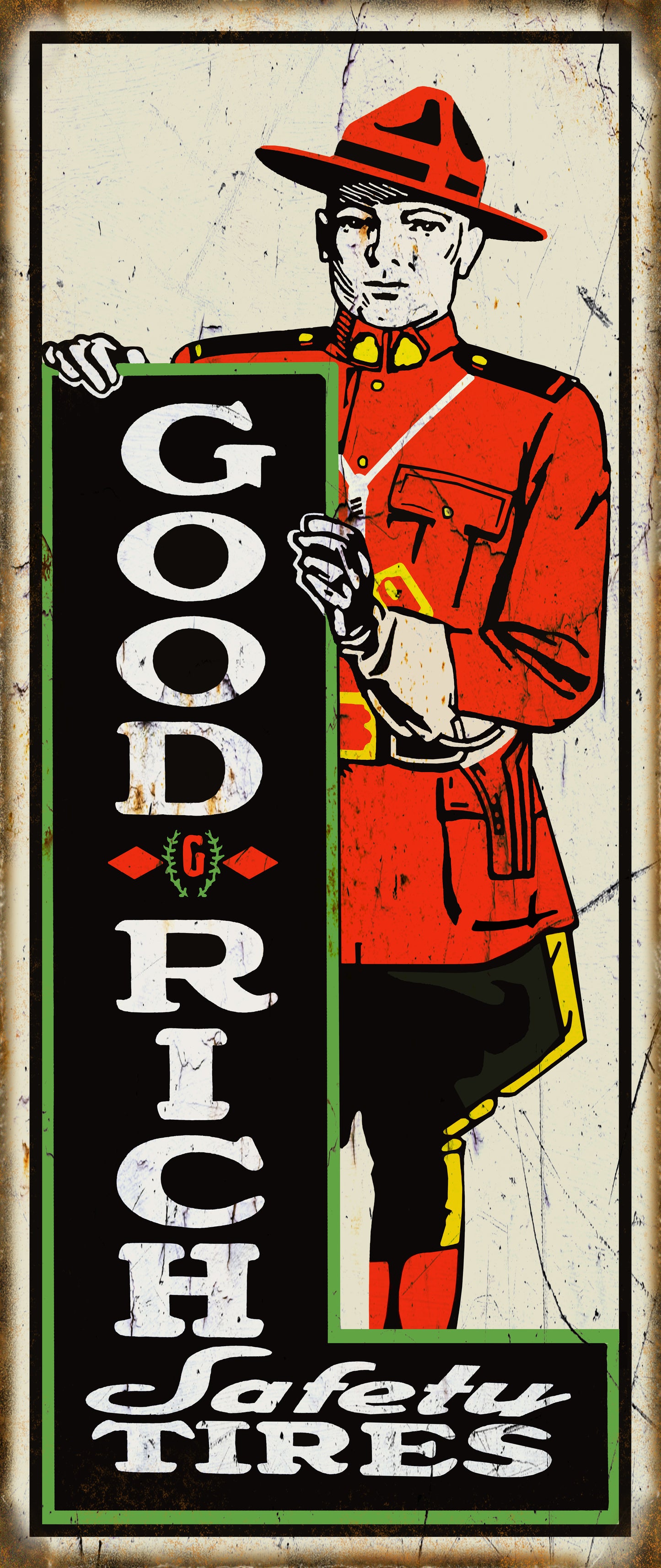 Good Rich Tires Gas Station 10×24