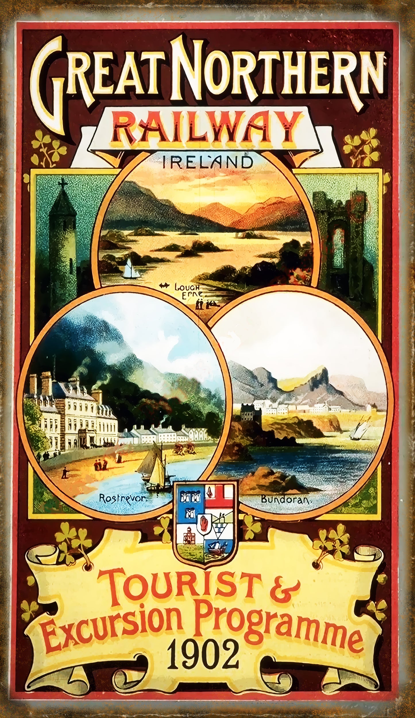 Ireland Great Northern Railroad 8×14