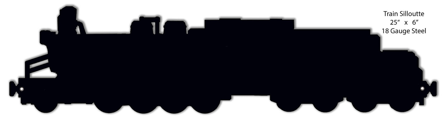 Wall Key Holder Train Silhouette 6×25