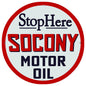 X- Stop Here Socony Motor Oil 24×24