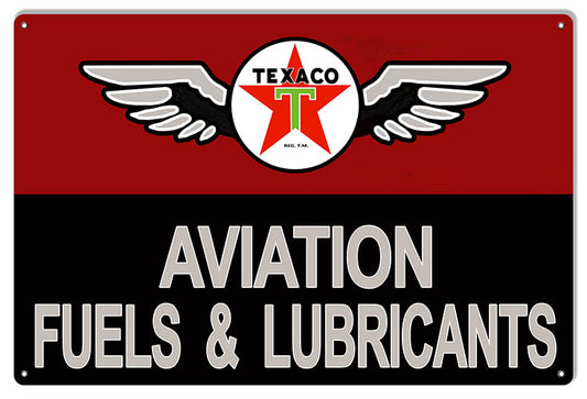 Texaco Fuels And Lubrication Vintage Style Metal Sign 16 × 24