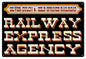 Railway Express Agency Railroad 12×18