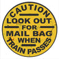 Look Out For Mail Bag Train 14×14