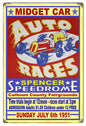 Spencer Auto Races Motor Speedway 12×18