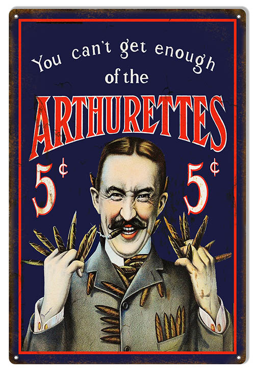 Arthurettes Cigars 12×18