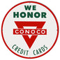 Conoco Credit Cards Motor Oil 18×18