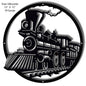 Round Train Silhouette 15×15