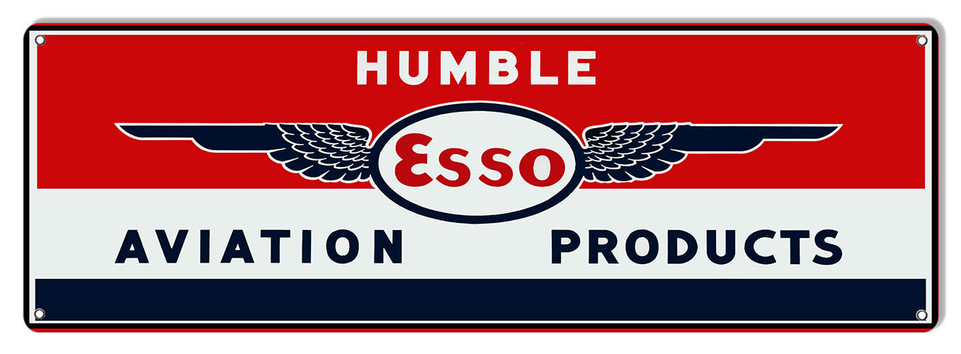 Humble ESSO Motor Oil 8×24