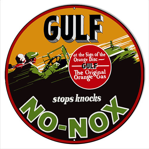 Gulf No Nox Motor Oil 14×14