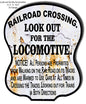 Railroad Crossing Look Out 11.5×14.5