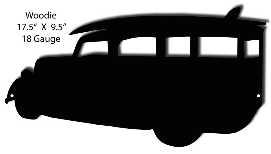 Woodie Silhouette 9.5×17.5