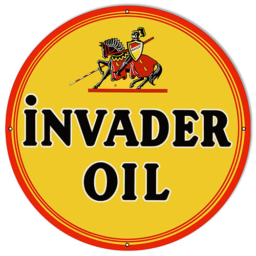 Invader Oil Motor Oil 18×18