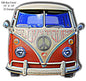VW Bus Front 14×15