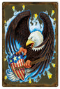 Eagle With He Shield 12×18