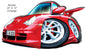 Porsche Red 13×23