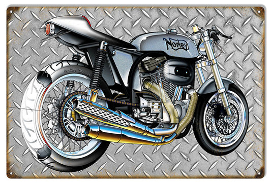Norley Chopper Vintage Style Metal Sign 12 × 18