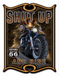 Route 66 Motorcycle Hog 14x16