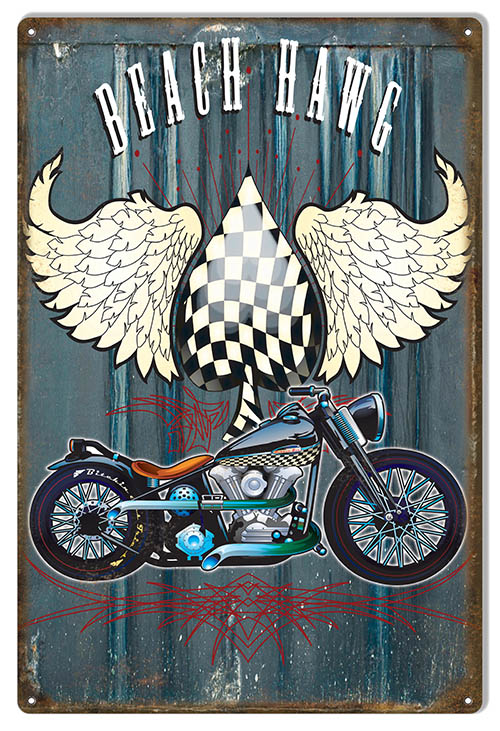 Beach Hawg Ace Of Spades 12×18