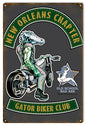 New Orleans Gator Biker Club 12×18