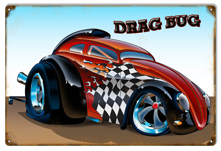 Drag Bug 12×18