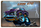 Cool Purple Little GTO 12×18