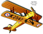 Tiger Moth Airplane  18.5×23.5