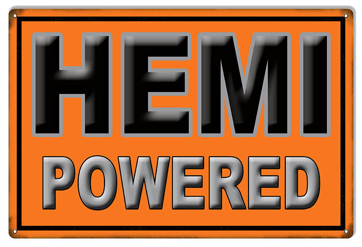 Hemi Powered Gas Station 12×18