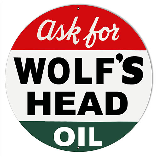 Wolfs Head Motor Oil 14×14