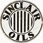 Sinclair Oils Black And White Gas 14 x 14
