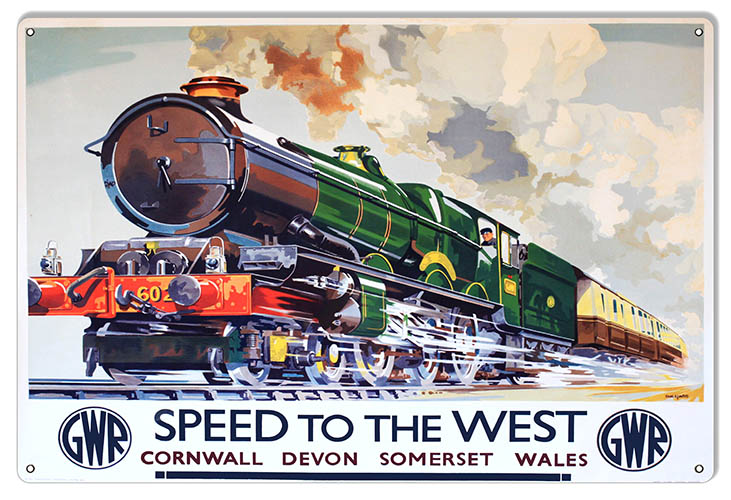 GWR Railroad 12×18
