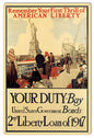 US Government Bonds Money 12×18