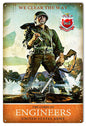 Army US Engineers Military 12×18