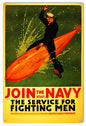 Navy Fighting Men Military 12×18