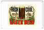 Bar and Restaurant Fresh Cool Lager Beer 12×18