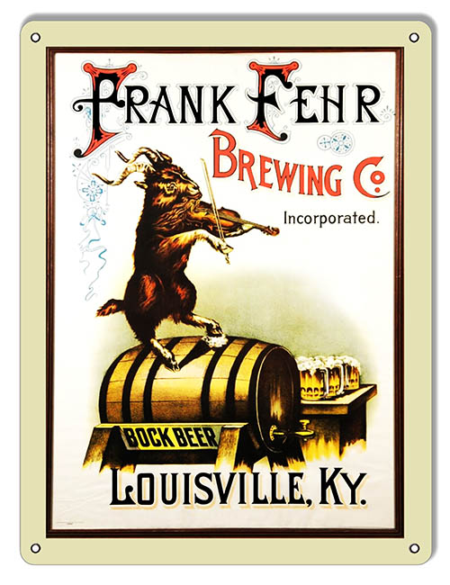 Bar Or Restaurant Frank Fehr Brewing Co. Vintage Style Metal Sign 12 × 18