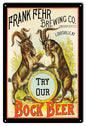 Bock Beer Frank Fehr Brewing Co. Bar 12X18