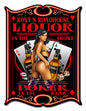 Pin Up Girl Roxys Roadhouse Liquor Bar 14×18