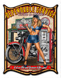Pin Up Girl Dependable Service Smile 14×18