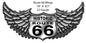 Historic Interstate Route 66 Wings 18×8.5