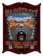 Route 66 Biker Motorcycle 14×18